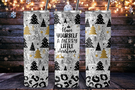 Have Yourself A Merry Little Christmas 20 oz Sublimation Tumbler