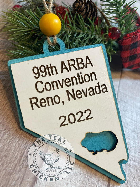 2022 ARBA CONVENTION CAVY ORNAMENT