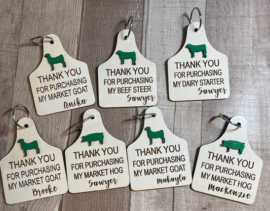 4H Buyers Thank You Tags